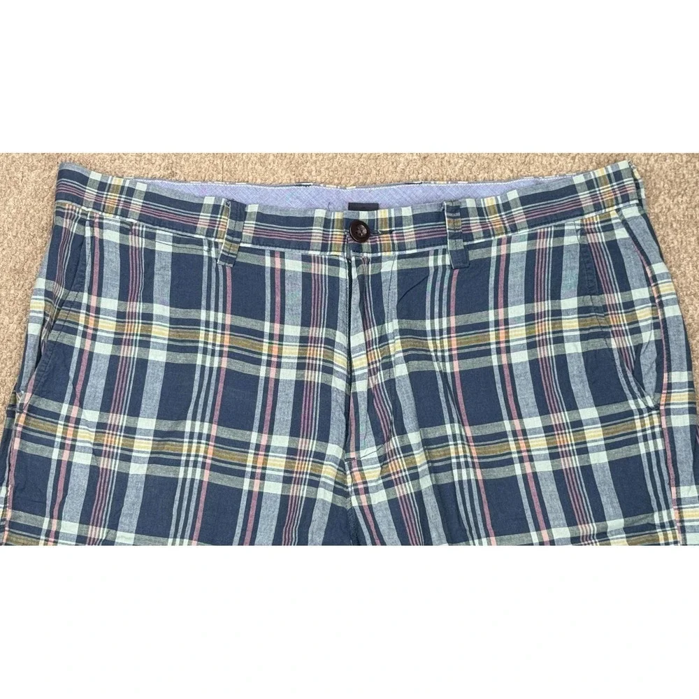 J.Crew Men's Plaid Club‎ Shorts Size 34